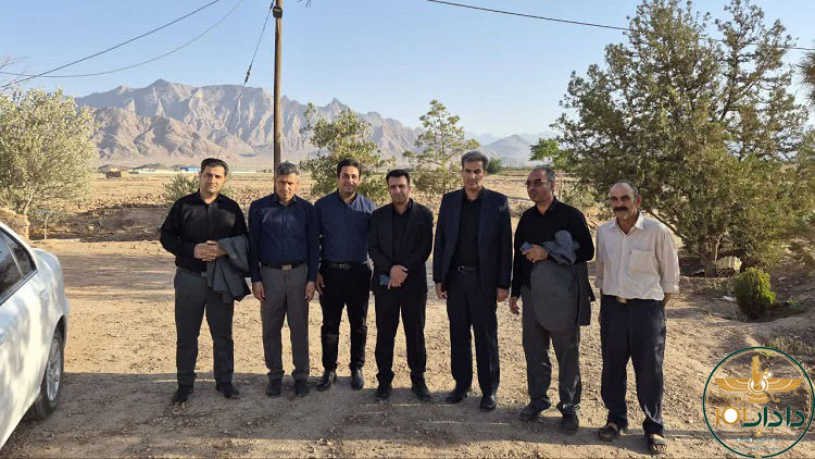 بازدید مسئولان شهرستان تفت از روستای چم